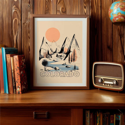 Colorado MCM Paper Print