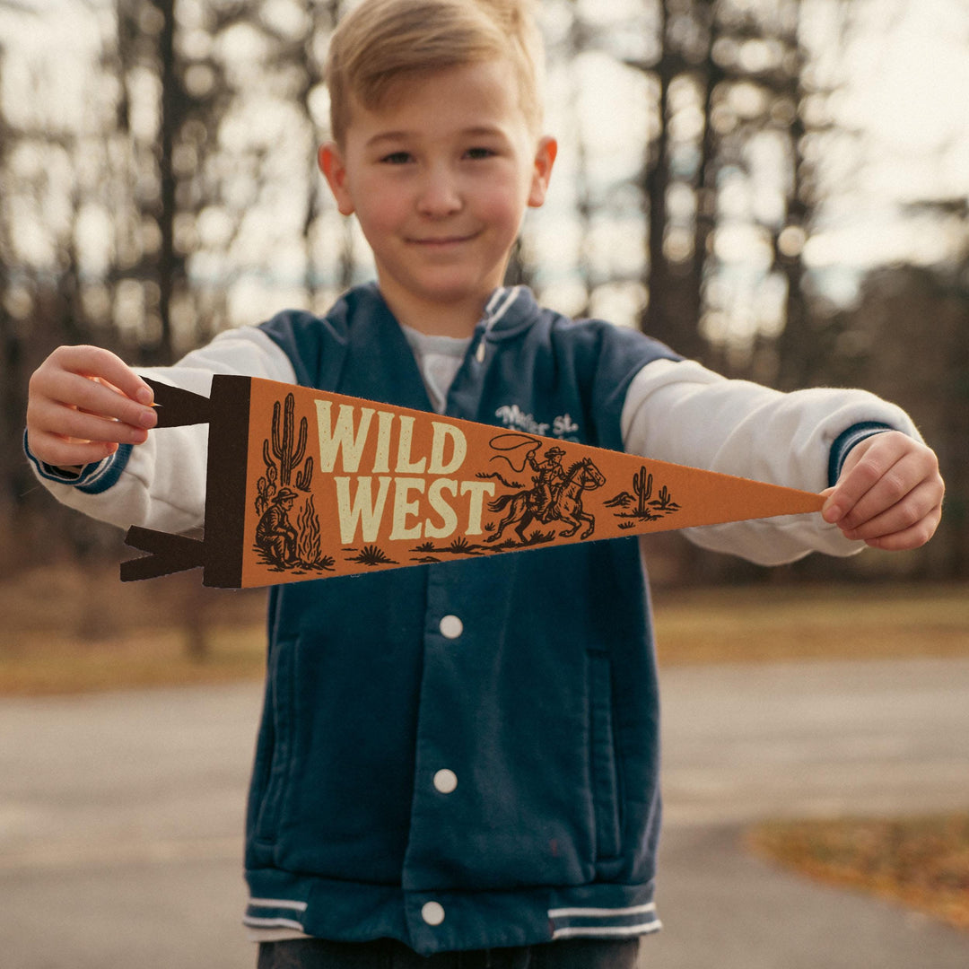 Wild West Felt Pennant