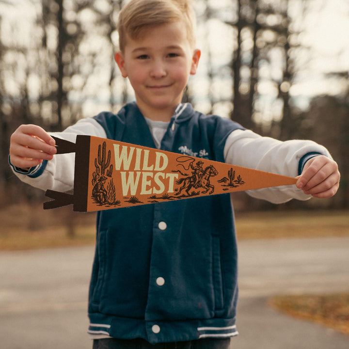 Wild West Felt Pennant