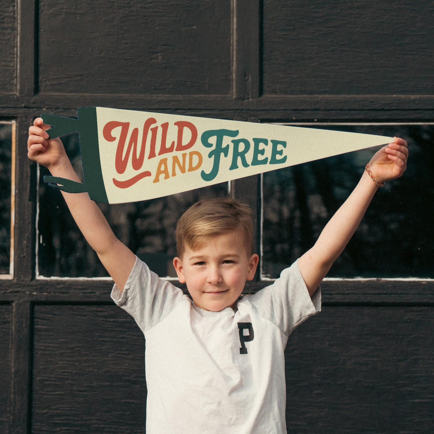 Wild and Free Felt Pennant