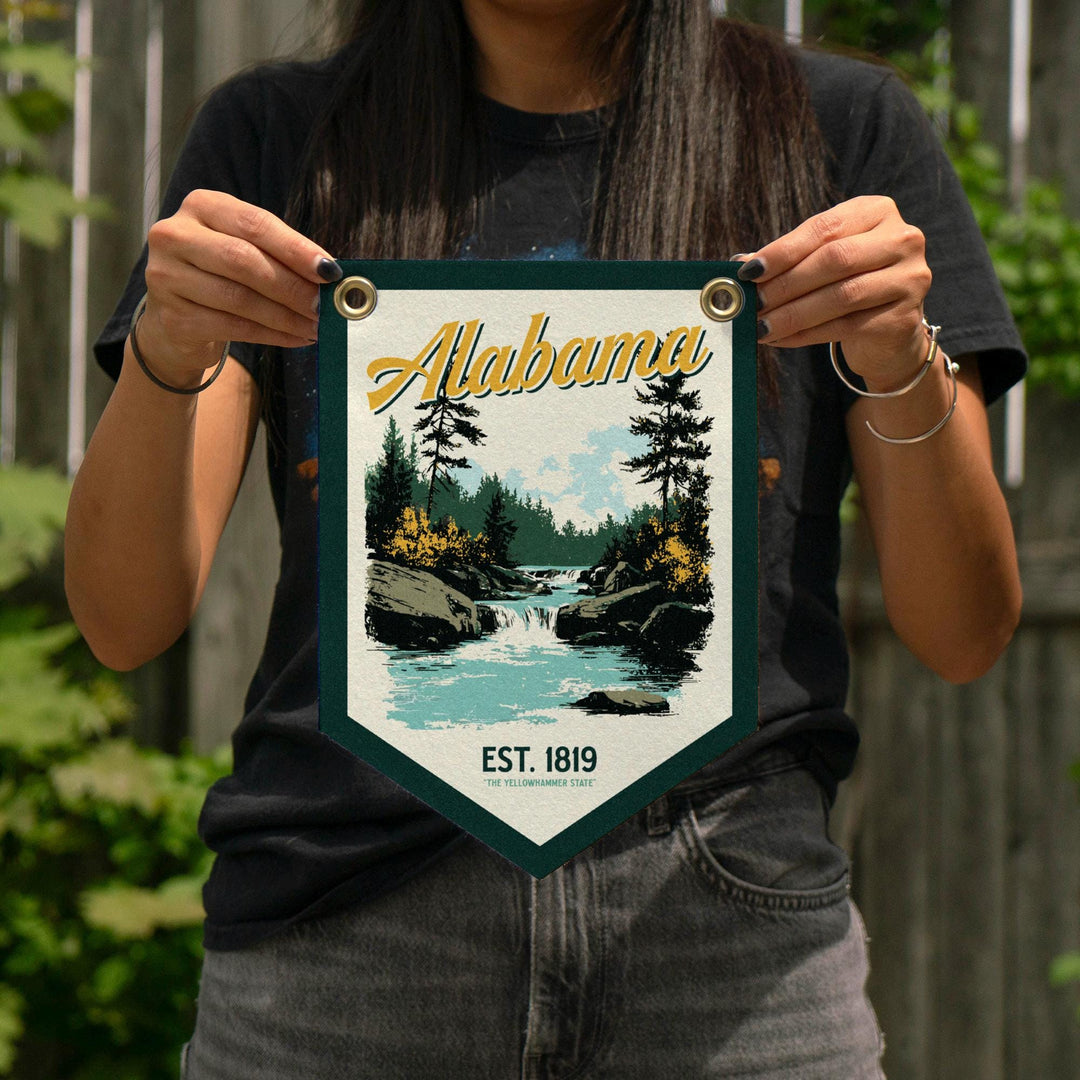 Alabama Felt Camp Flag
