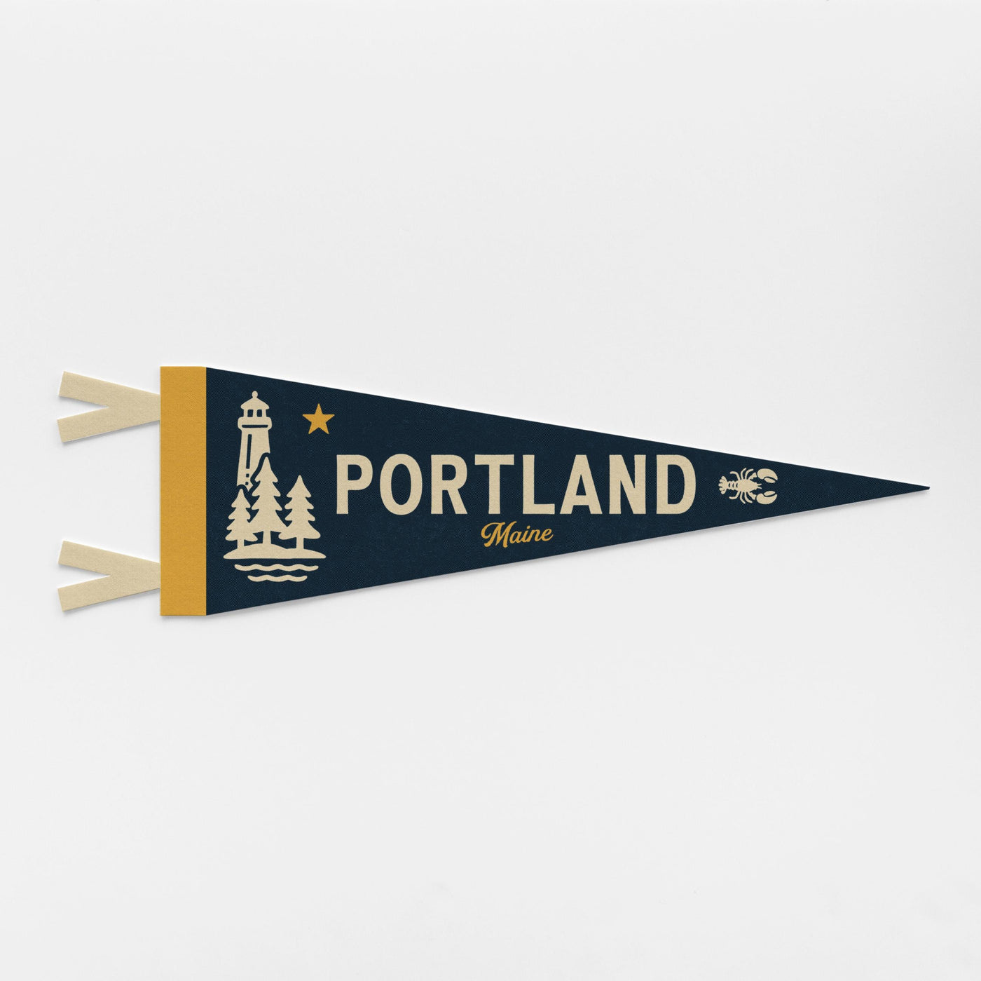 Portland Maine Felt Pennant