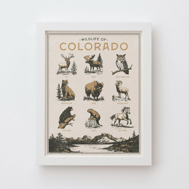 Colorado Wildlife Print