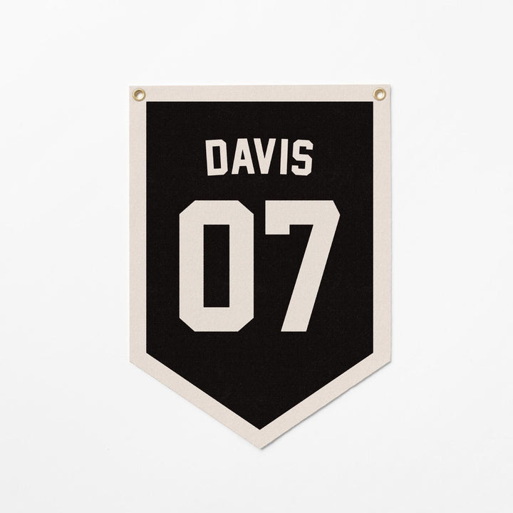 Custom Sports Jersey Style Felt Camp Banner