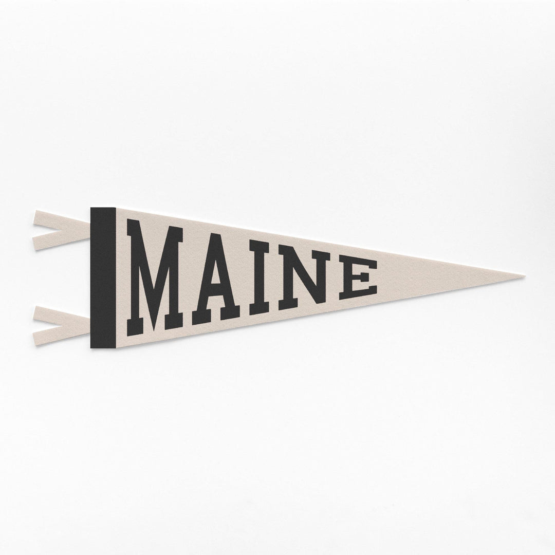Maine Varsity Felt Pennant
