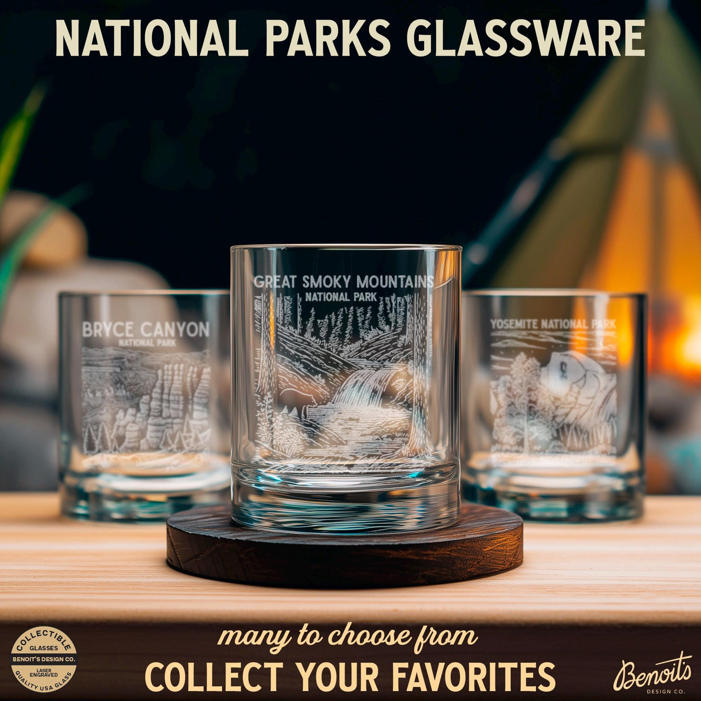 Acadia National Park Glasses