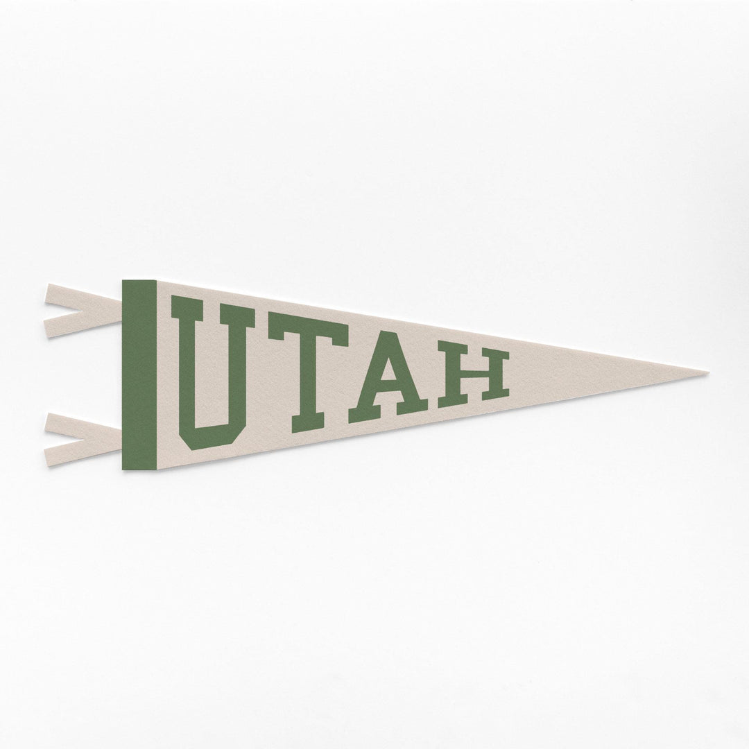 Utah Varsity Felt Pennant