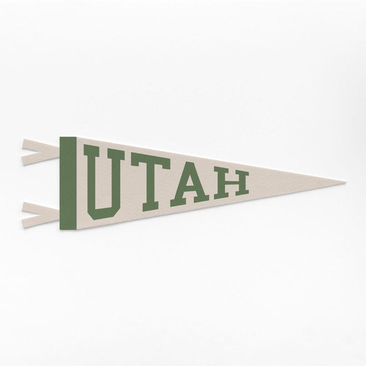 Utah Varsity Felt Pennant