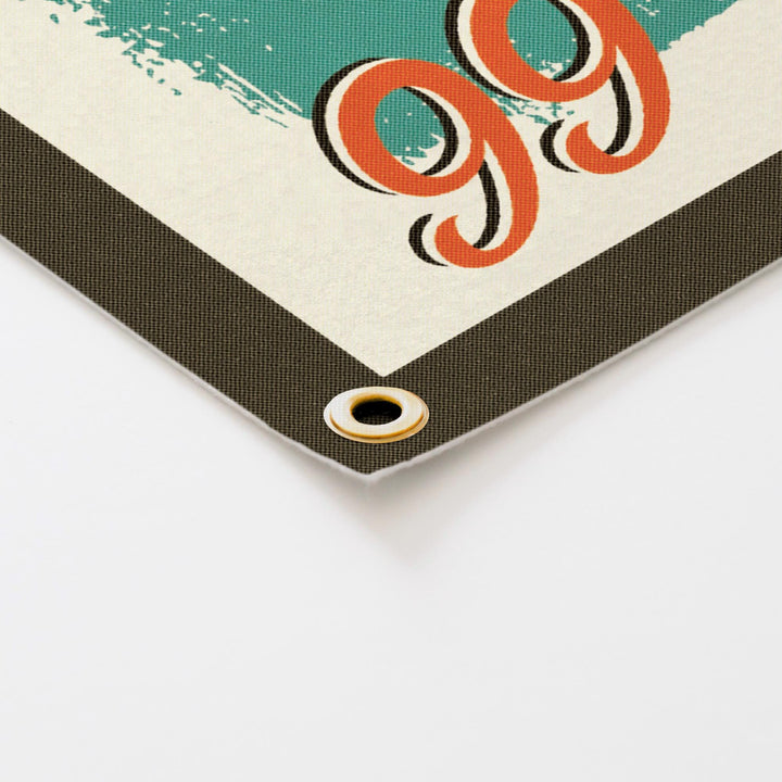 Route 66 Felt Camp Flag