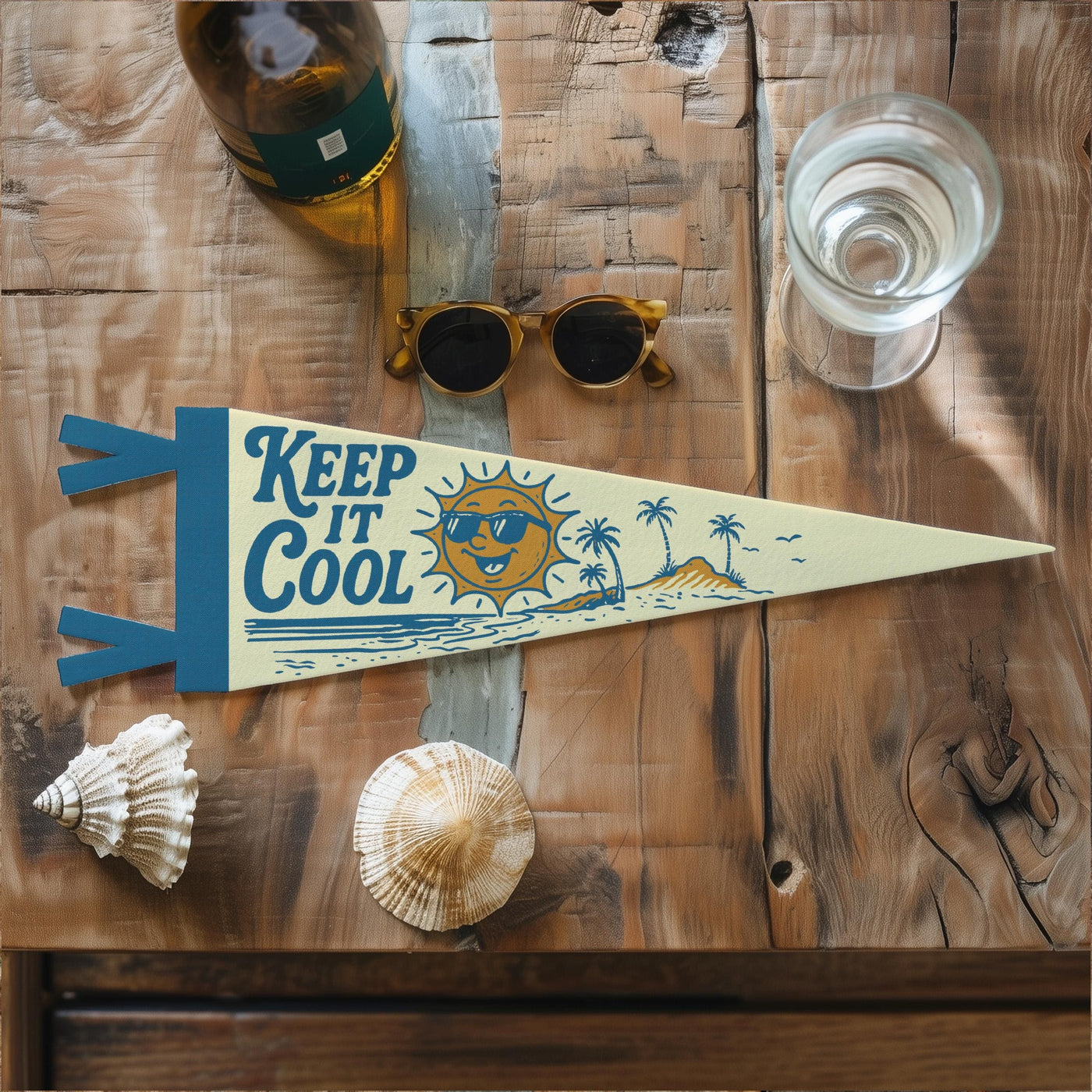 Keep It Cool Felt Pennant