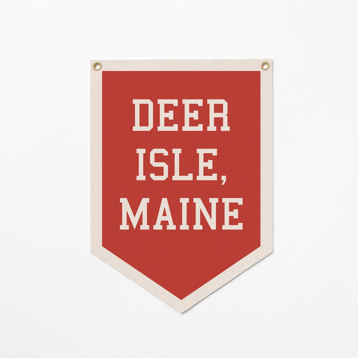 Custom Varsity Sign Felt Camp Flag