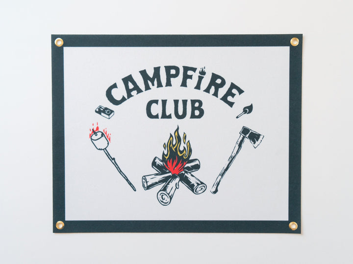 Campfire Club Felt Poster Banner