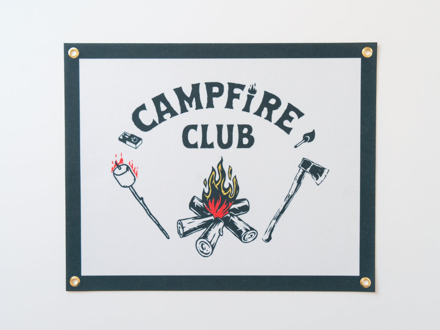 Campfire Club Felt Poster Banner