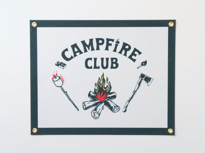 Campfire Club Felt Poster Banner