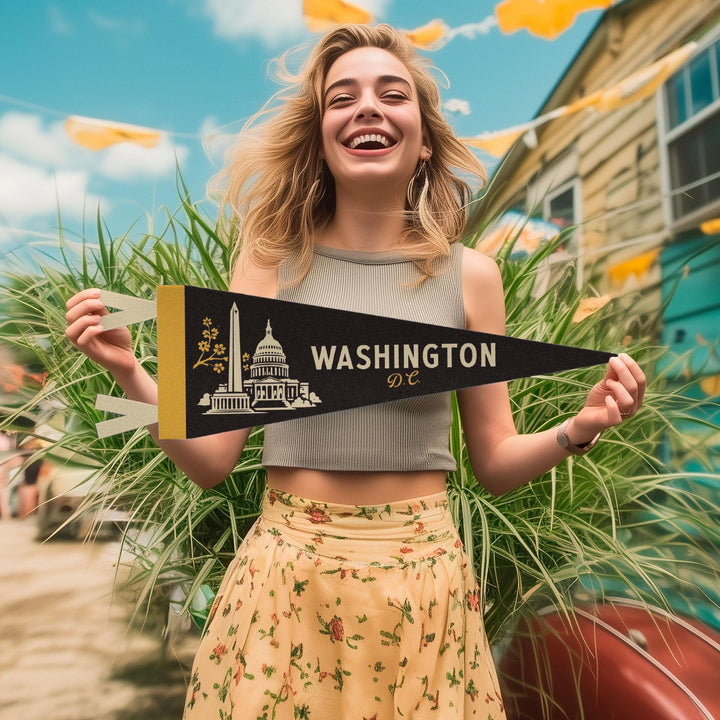 Washington DC Felt Pennant