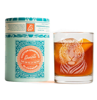 Tiger Head Glass