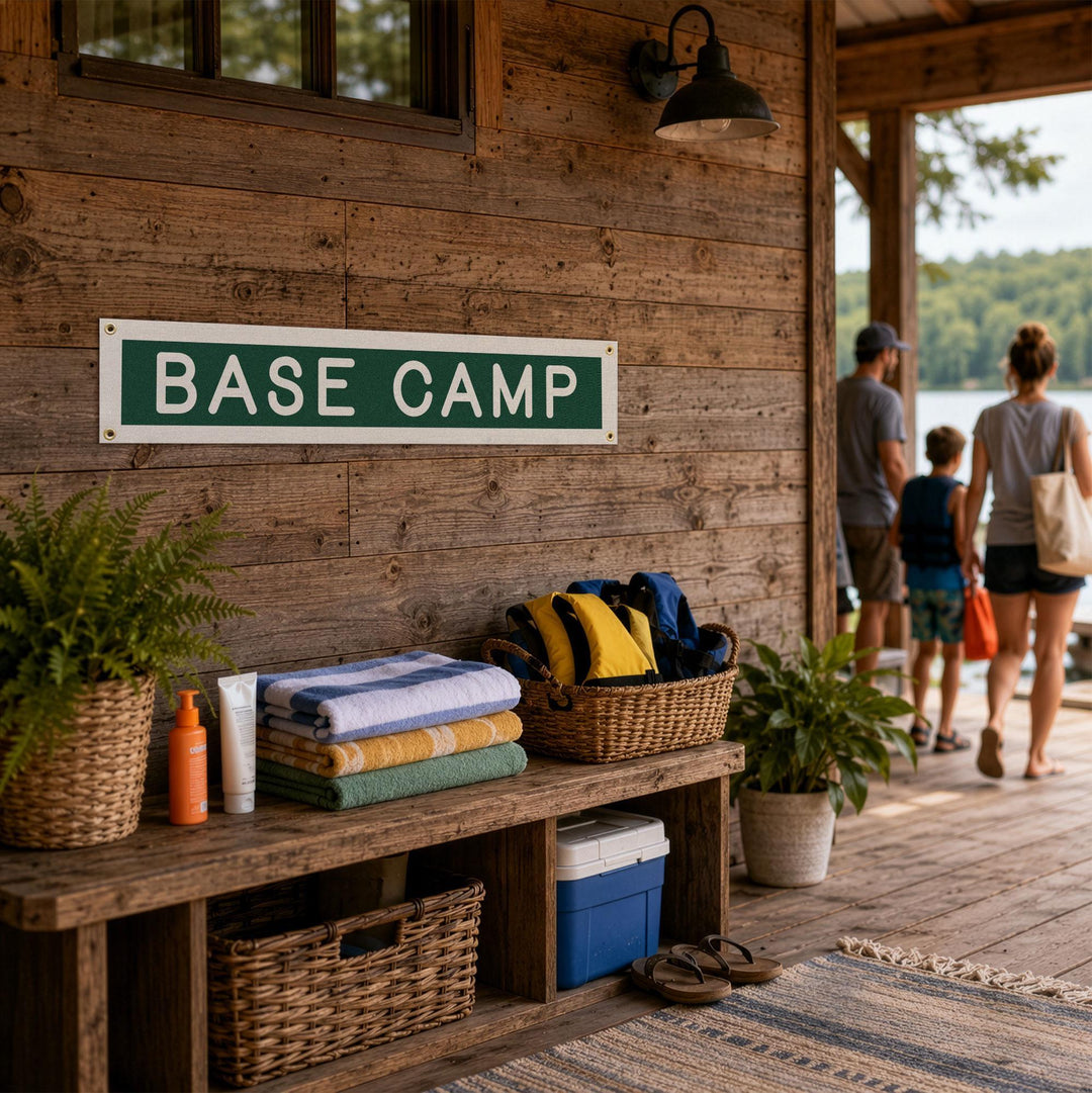Base Camp Felt Banner