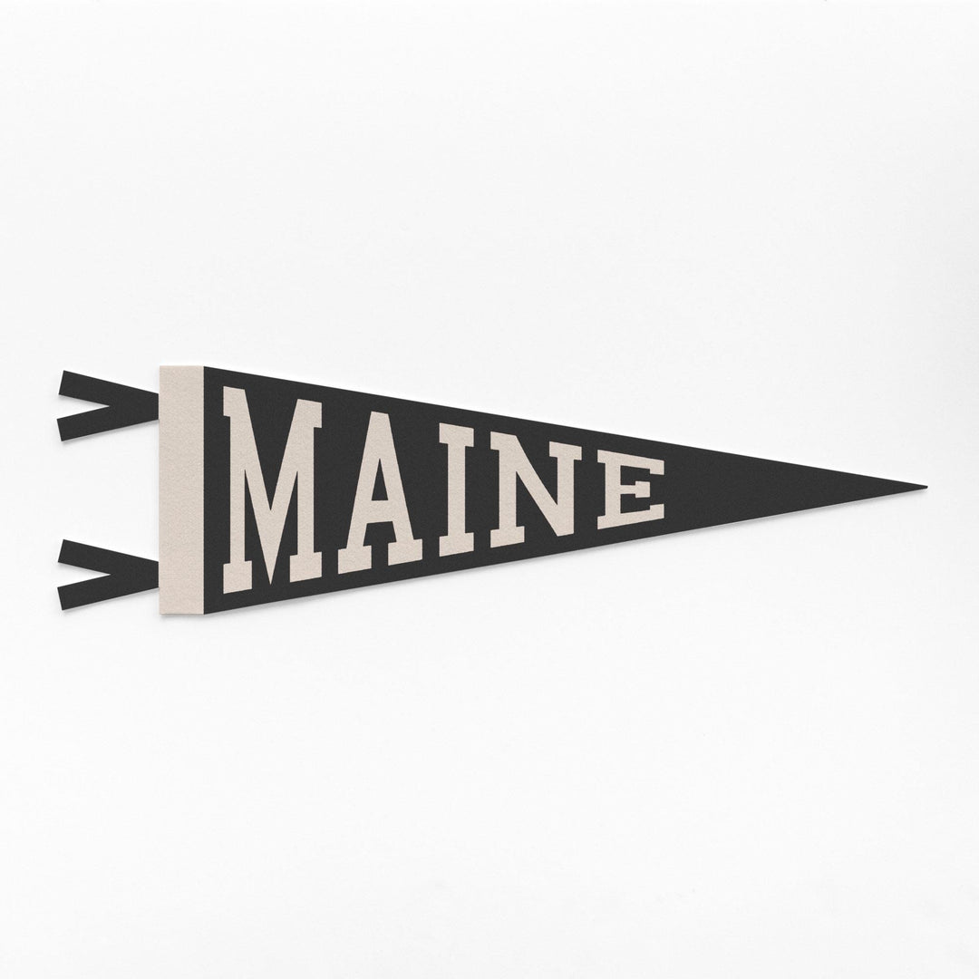 Maine Varsity Felt Pennant