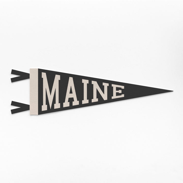 Maine Varsity Felt Pennant