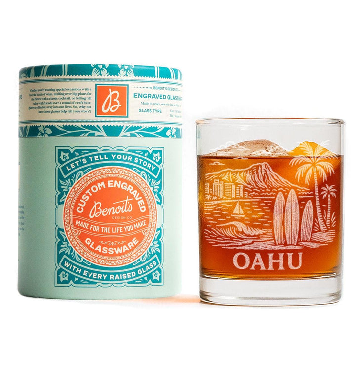 Oahu Hawaii Glasses
