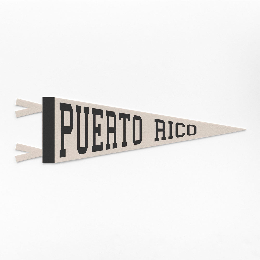 Puerto Rico Varsity Felt Pennant