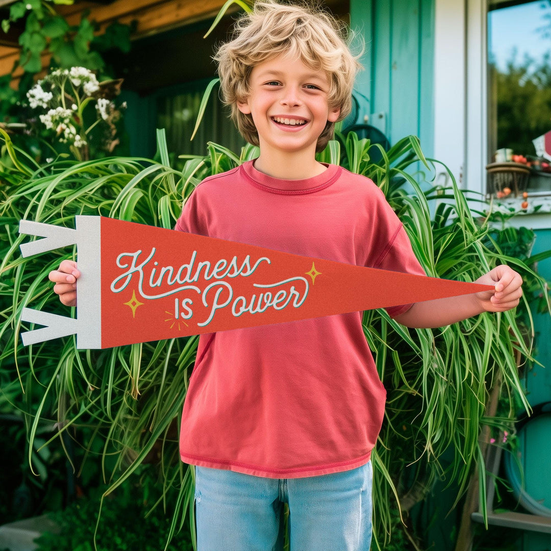 Kindness Is Power Felt Pennant