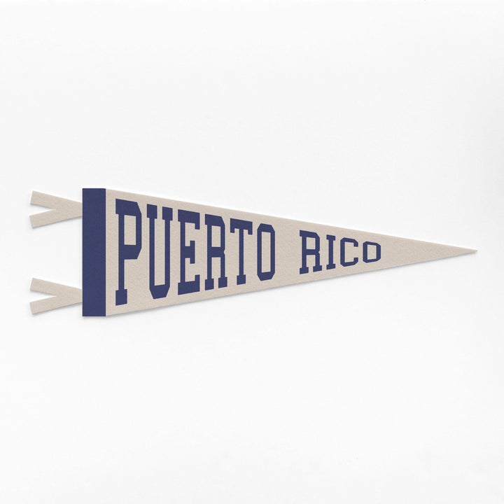 Puerto Rico Varsity Felt Pennant