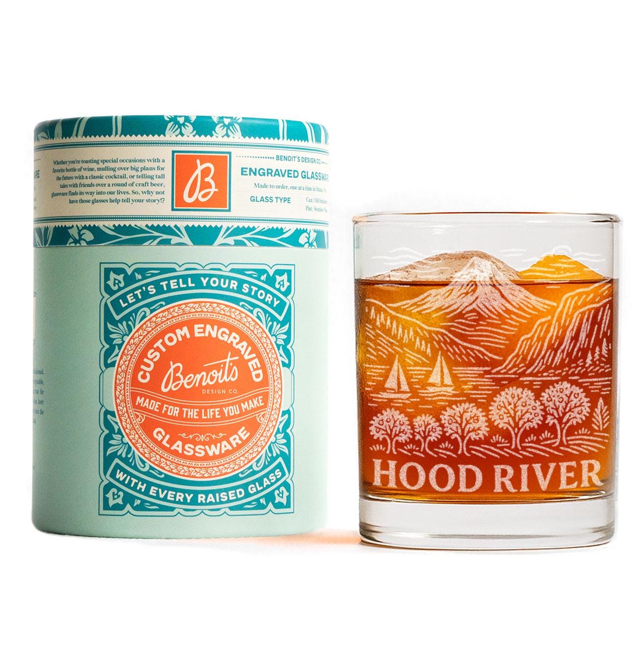 Hood River Oregon Glass