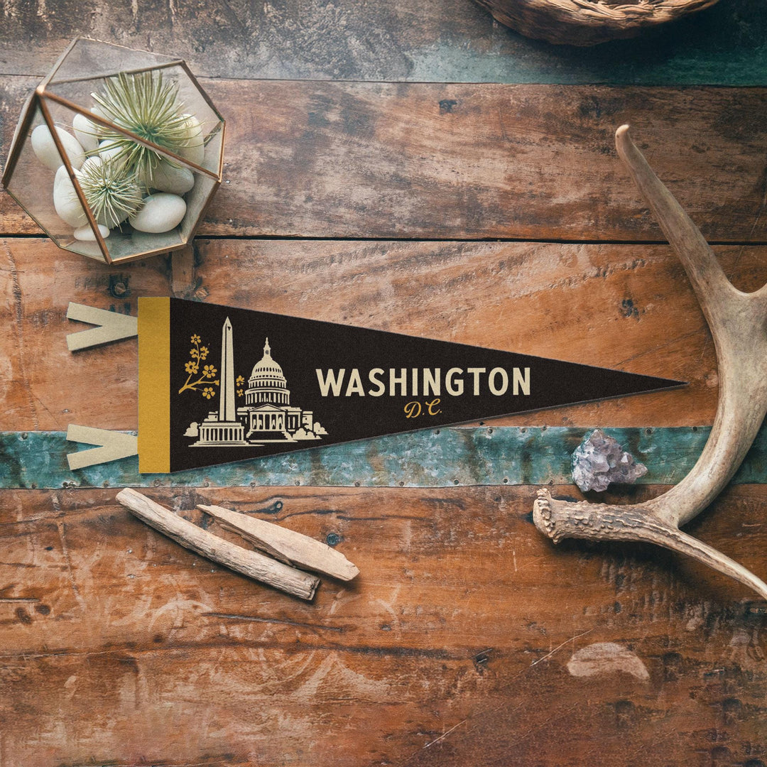 Washington DC Felt Pennant