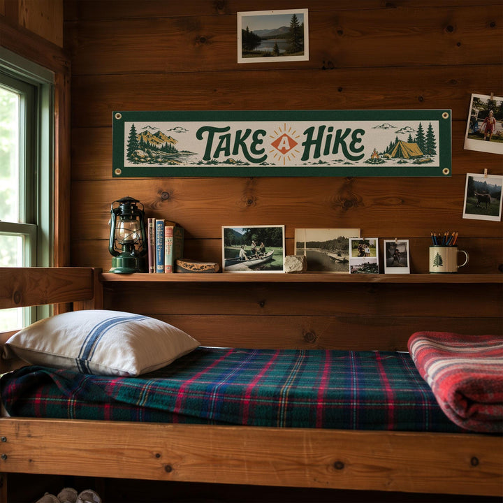 Take A Hike Felt Banner