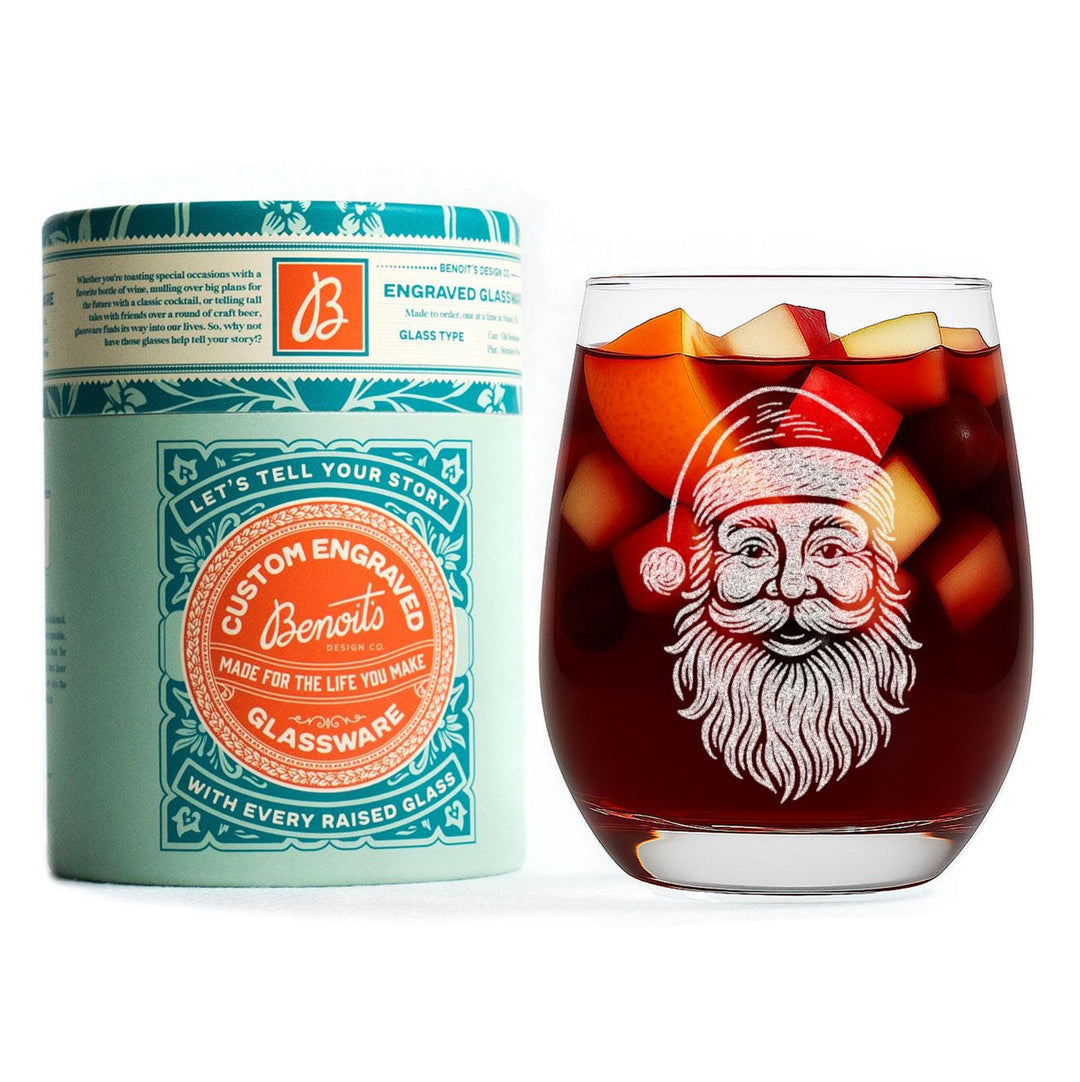 Mr. &amp; Mrs. Claus Glasses (Set of 2)