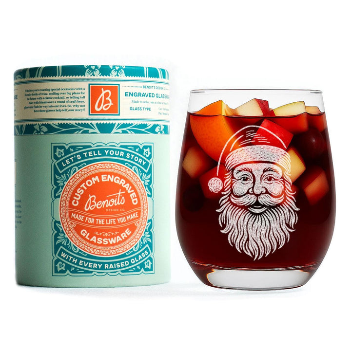 Mr. &amp; Mrs. Claus Glasses (Set of 2)