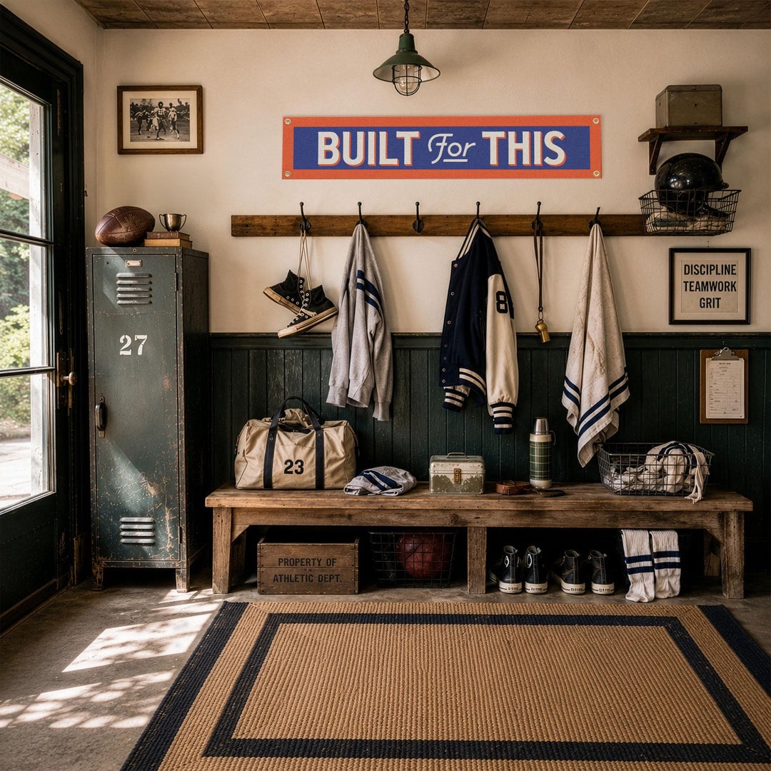 Built For This Felt Banner