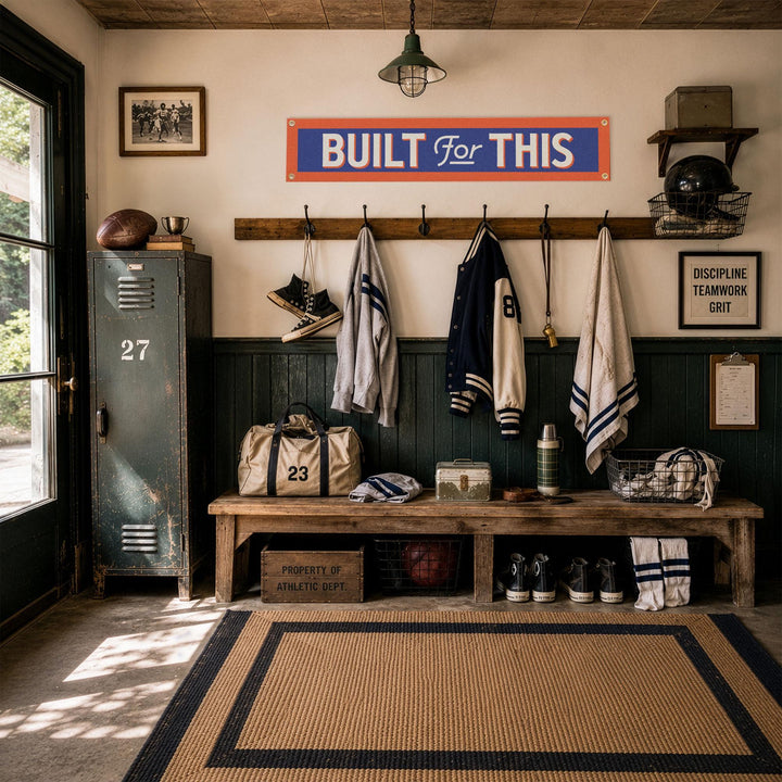 Built For This Felt Banner