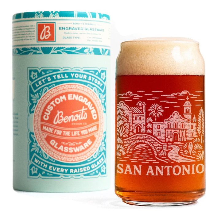 San Antonio Texas Glasses