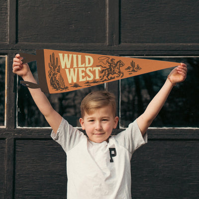 Wild West Felt Pennant
