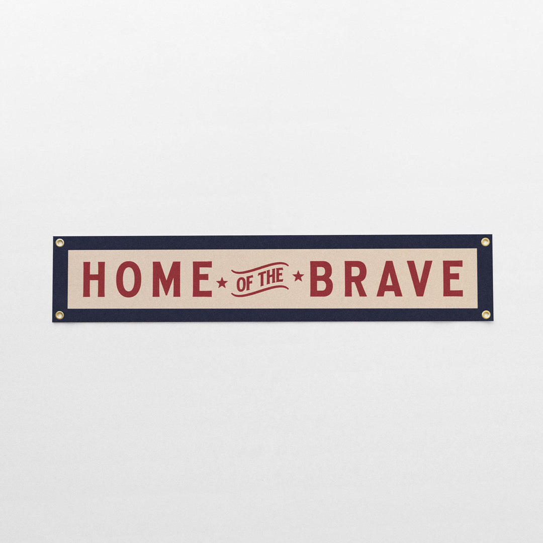 Home of the Brave Felt Banner