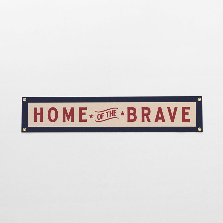 Home of the Brave Felt Banner