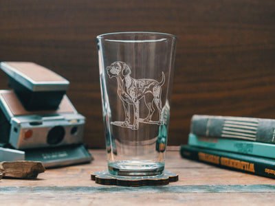 Coonhound Dog Glasses