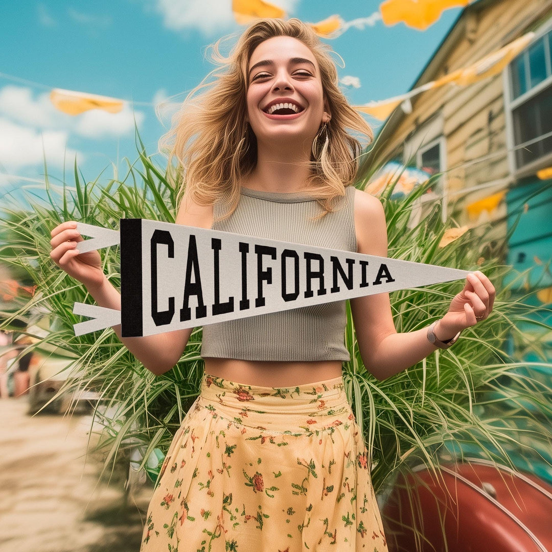 California Varsity Felt Pennant