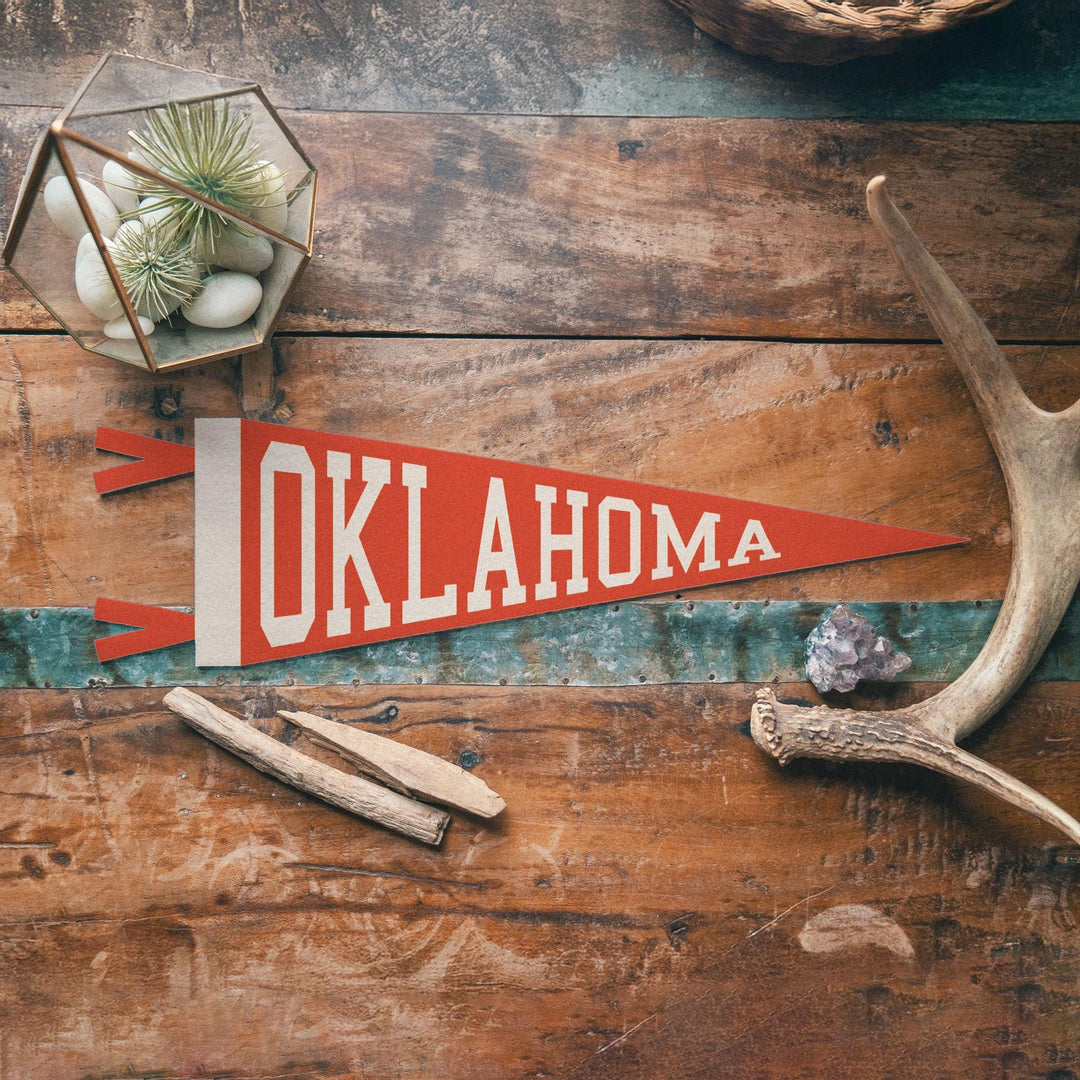 Oklahoma Varsity Felt Pennant