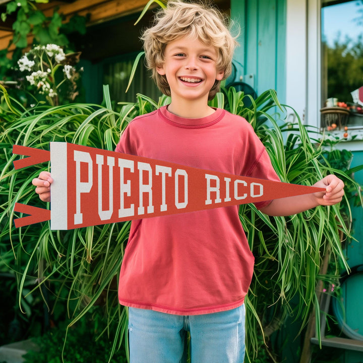 Puerto Rico Varsity Felt Pennant