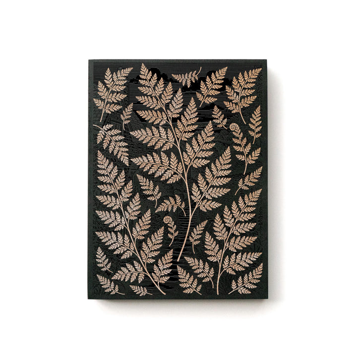 Fern Engraved Birch Art Panel