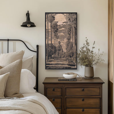 Bird Streets of Los Angeles Engraved Wood Illustrations