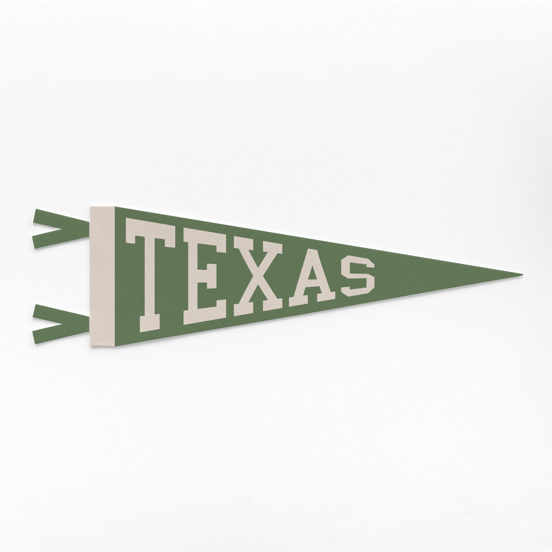 Texas Varsity Felt Pennant