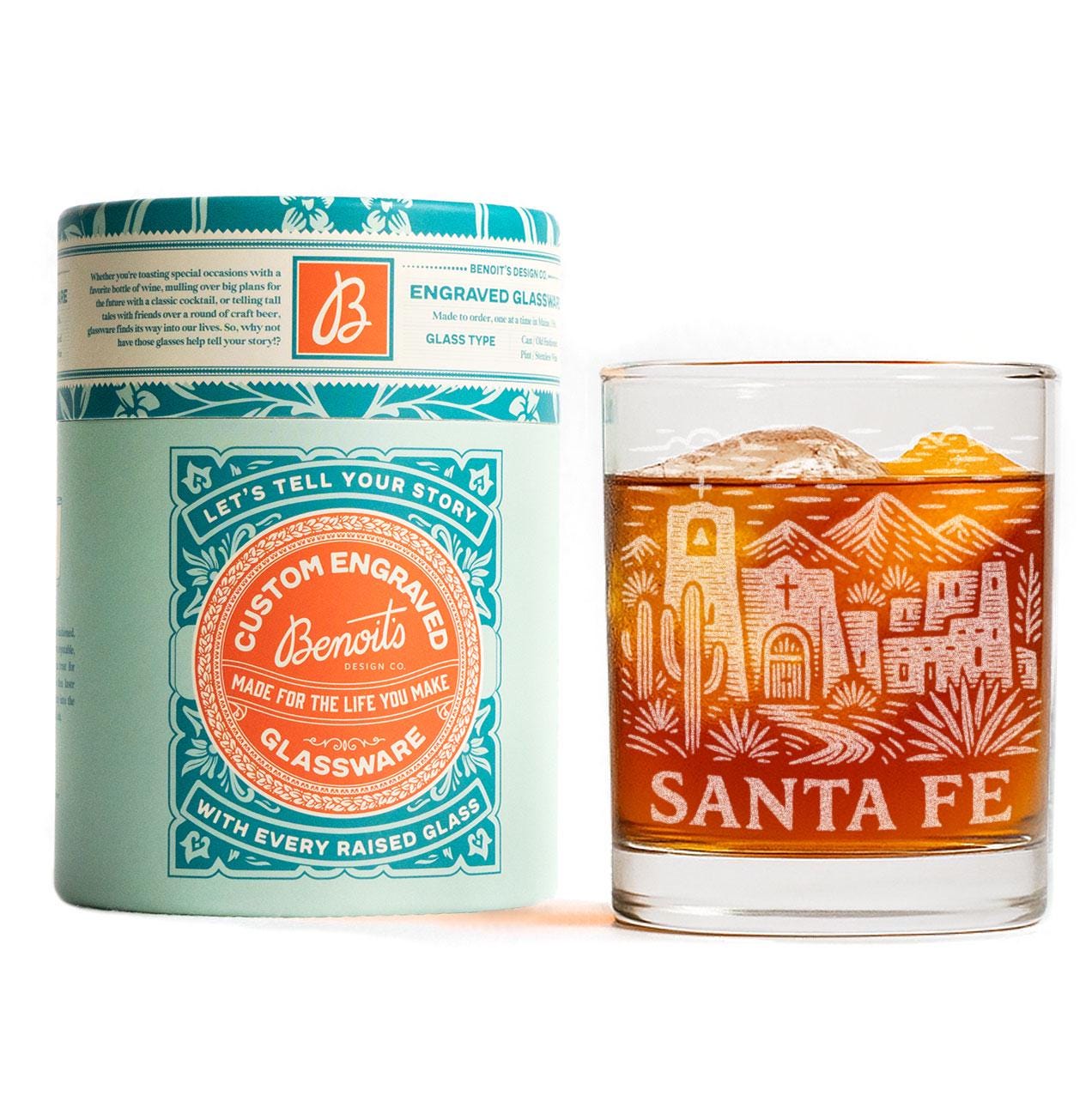 Santa Fe New Mexico Glass