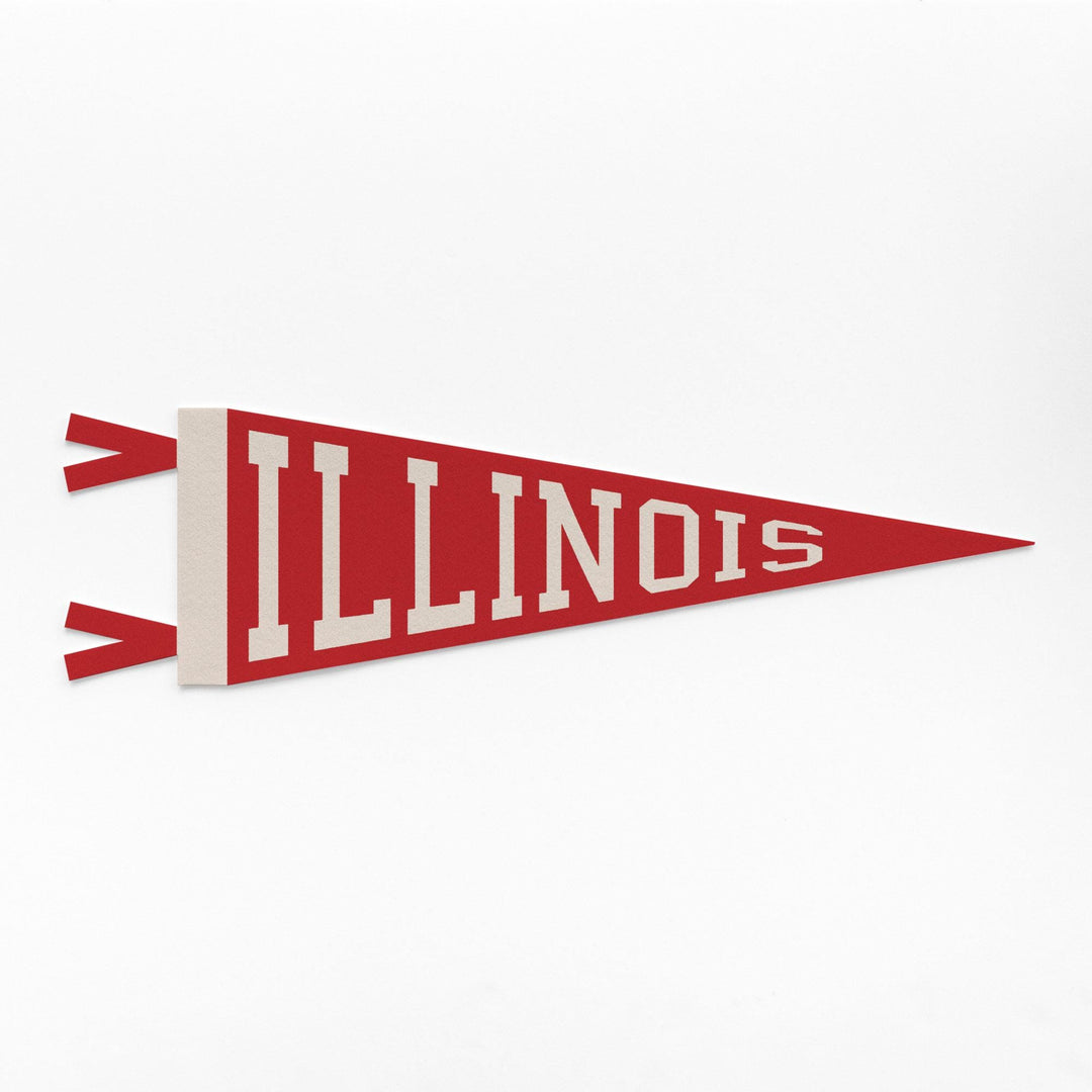 Illinois Varsity Felt Pennant