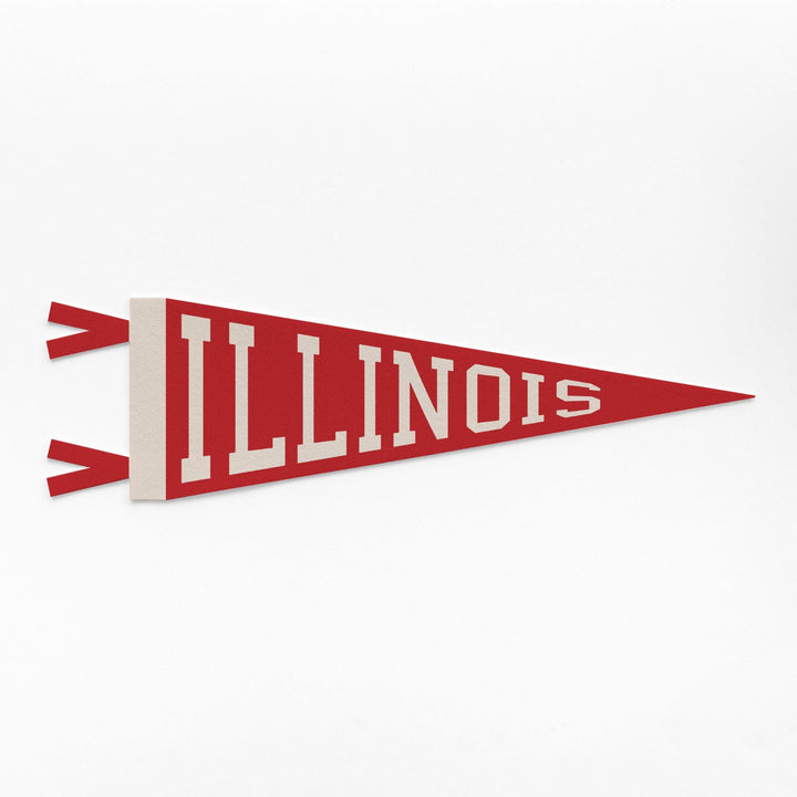 Illinois Varsity Felt Pennant