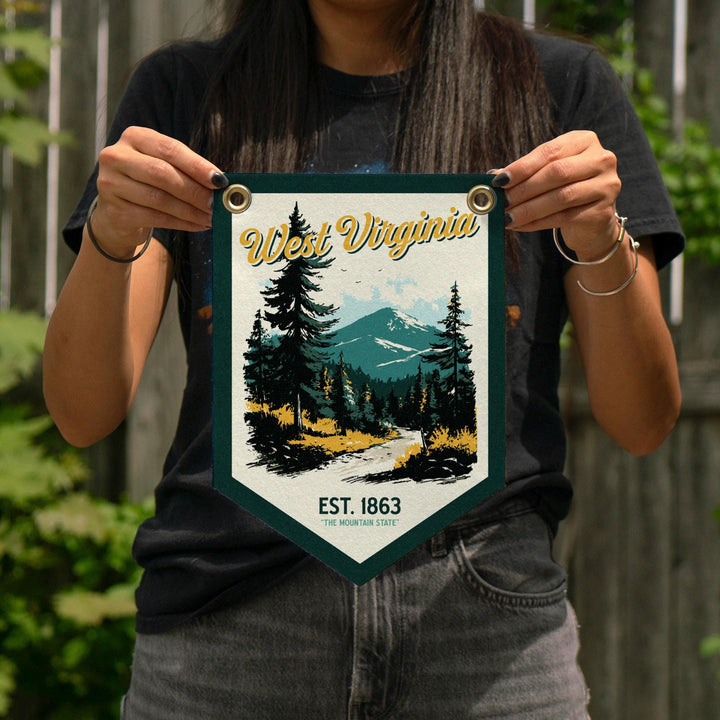West Virginia Felt Camp Flag