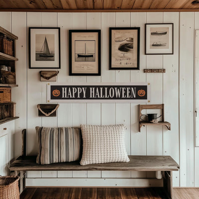 Happy Halloween Felt Sign Banner